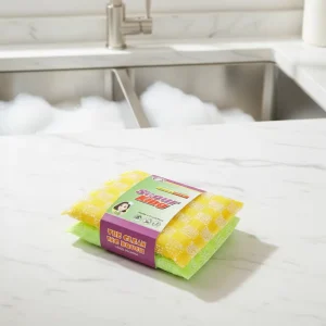 Factory Direct Sale Long-Lasting Non-Woven Kitchen Cleaning Scrub Sponge