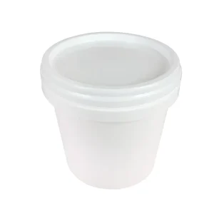 Factory Direct Sale of Food-grade Safe Recyclable White and Black Plastic Buckets with Lids Handles Airtight & Impact Resistant