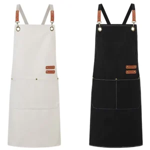 Factory Direct Sales Aprons Custom Logo Dirt Resistant Suitable as Gifts for Milk Tea and Coffee Shops Promotional Items In Stock