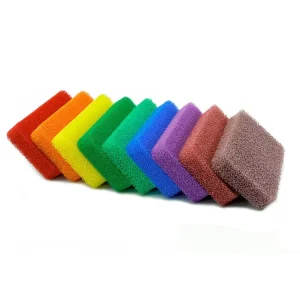Factory Direct Sales Are Silicone Scrubber Sponge Reusable Rectangle Kitchen Scrubbing Cleaning Sponge for Fruit Vegetable