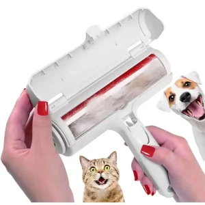 Factory Direct Sales Dog Cat Fur Brushes Reusable Efficient Pet Hair Remover Roller Removable Handle Animal Lint Remover