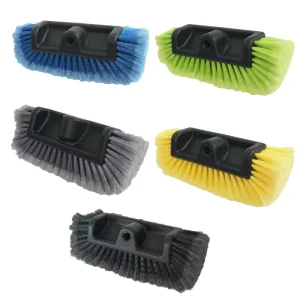 Factory Direct Sales JXY TS000 Car Cleaning Tools Water-Through Five-Sided Soft Bristle Brush Head with Plastic Material