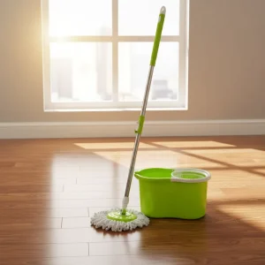 Factory Direct Sales Telescopic Spin Mop Bucket Set 360 Rotation Cleaning System for Floor Household Use Cleaning Tools