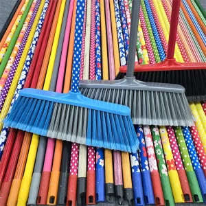 Factory Direct Selling Plastic Chinese Brush Household Cleaning Flat Broom Sweeping Broom