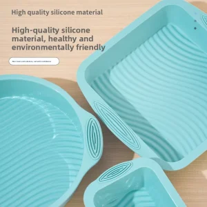 Factory Direct Silicone Cake Mold and Baking Pan Set Nonstick Oven-Safe