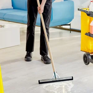 Factory Direct Stocked Floor Squeegee with Stainless Steel Handle Rubber Blade for Resistance and Effective Floor Cleaning