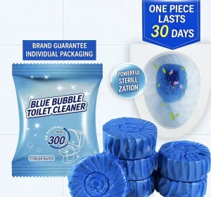Factory Direct Supply Blue Fragrant Deodorant Descaling Toilet Cleaning Automatic Cleaner Concentrated One piece Tablets Drop