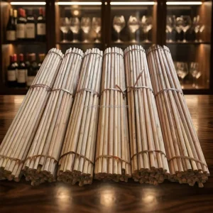 Factory Directly Export Natural Wooden Broomstick Household Cleaning Tool Handles Wooden Handle
