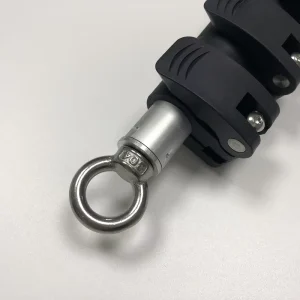 Factory Directly Supply Custom Anodized Silver Aluminum Adjustable Pole with Eyelet for Telescopic Cleaning Tool