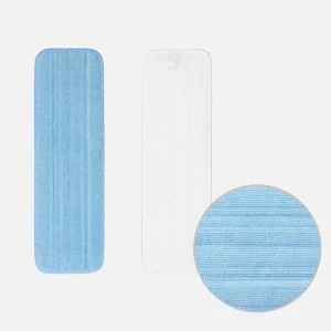 Factory Durable Velcro Microfiber Flat Mop Head Replacement for Floor Cleaning Antibacterial Magic Mop Pads Refill