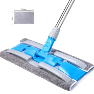 Factory Floor Mop Telescopic Handle Home Office Dust Cleaning Tool 360 Spin Detachable Microfiber Cloth Mophead Magic Flat Mop
