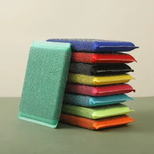 Factory High Density Stainless Steel Kitchen Cleaning Sponge Scrubber Scouring Pad