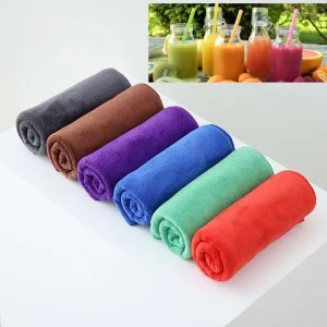 Factory High Quality Microfiber Cleaning Towels for Bathroom and Outdoor Garden Use