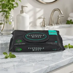 Factory Hot Saling Free Sample Customizable Disposable Clean and Safe Eco Friendly Organic Flushable Wet Toilet Wipes