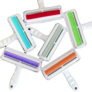 Factory Hot Selling Pet Grooming Products Two-way Reusable Cat Pet Hair Remover Roller Sticker Pet Remover Brush