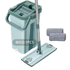 Factory Household Free Hand Scrape Floor Swob Washing Bathroom Cleaner Tool Cleaning Floor Flat Mop