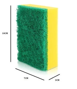 Factory Kitchen Cleaning Products Scouring Pad High Density Sponge Scouring Pad Heavy Duty Scrub Pads