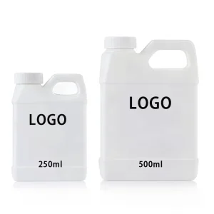 Factory Liquid Laundry Detergent Container Coconut Oil Pack HDPE Luxury Plastic Jar With Screw Lid F Style Bottle