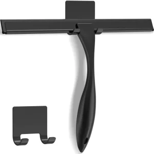 Factory Long Handle Black Stainless Steel Window Squeegee for Car Windshield Mirror Glass Cleaning Durable Squeegee Scraper