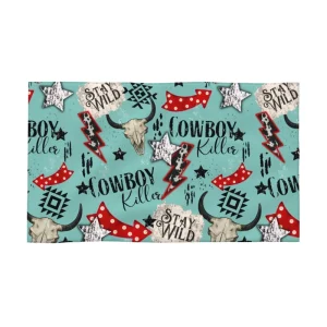 Factory Microfiber Kitchen Towel Cowboy Cleaning Kitchen Dish Cloth Towel