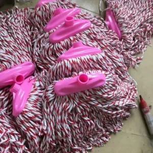 Factory Microfiber Twist Mop Head Indoor Household Cleaning Floor Mop Made of Cotton