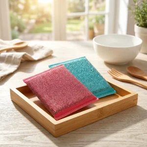 Factory Multi purpose High Absorption Double Side Dishwashing Sponge Cleaning Sponge