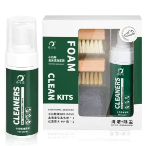 Factory OEM ODM Shoe Cleaner Kit with Foam Cleaner, Brush, and Towel