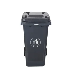 Factory Outdoor 120 Liters Waste Garbage Bin Container Trash Can Plastic Dustbin
