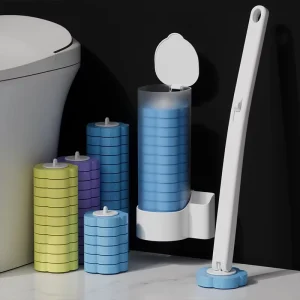 Factory PP Handle Soft Bristles Long Handle Lightweight Toilet Brush for Bathroom Cleaning