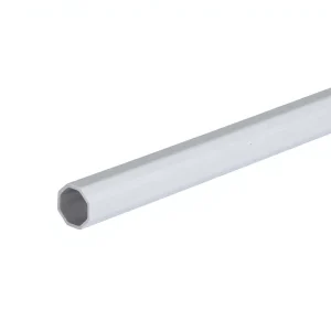 Factory PVC Octagonal Tube Household Flame Retardant Broom Handle Six Gray Mop Accessories