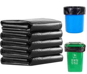 Factory Portable Heavy Duty Garbage Bags New Convenient Drawstring Kitchen Storage Trash Rubbish Bags in Roll