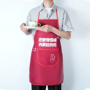 Factory Price Aprons Kitchen Cooking Unisex Solid Color Restaurant Kitchen Cooking Apron With Logo Custom