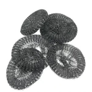 Factory Price Eco Friendly Dish Washing Galvanized Steel Wire Mesh Scrubber Sponge Cleaning Ball Kitchen Sponge Scourer