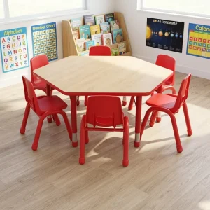 Factory Price Kids’ Height-Adjustable Desk and Chair Set