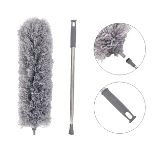 Factory Price Microfiber Duster with Telescopic Pole Fan Cleaning Brush