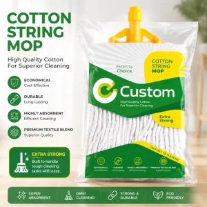 Factory Price Professional Multifunctional Floor Cleaning String Cotton Mop Head Refill for Hotel Household Gym Use