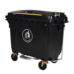 Factory Prices Dustbin Industrial Large 660L 1100 Liter Mobile Recycle HDPE Plastic Waste Bin for Workshop