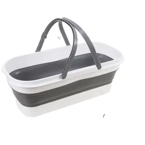 Factory Production Large Capacity Plastic Foldable Storage Basket Large Capacity Buckets