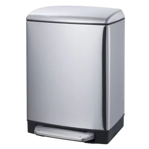Factory Rectangular Eco friendly Fashion Stainless Steel Waste Bins