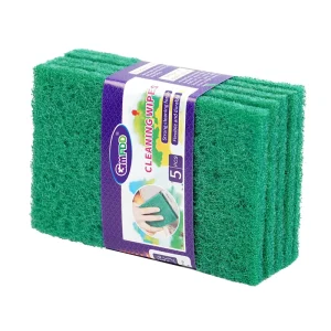 Factory Scouring Pad Raw Cleaning Material for Kitchen Scrubbers Heavy Duty Reusable Scrubber Polyester Scouring Pad