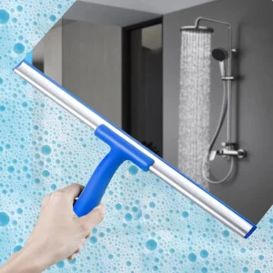 Factory Silicone Window Squeegee with Telescopic Handle for Mirror Car Shower Glass Exterior Glass Cleaning Squeegee
