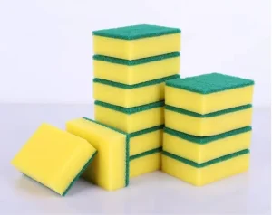Factory Sponges for Kitchen Clean Sponges Scouring Pads Double Sided PU Sponge Dishwashing Clean Scrubber