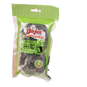 Factory Stock 2-Piece 30g/Piece Stainless Steel Cleaning Balls Sponges & Scouring Pads