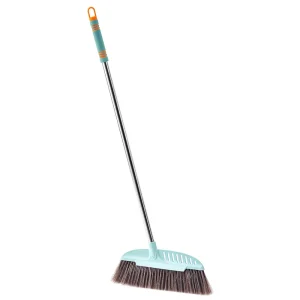 Factory Supplied Home Office Indoor Sweeping Broom Set Long Handle Broom with Dust Pan Stand Dustpan and Broom Set