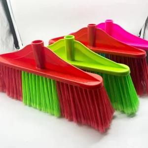 Factory Supplies Cleaning Products Soft Brushes Escoba Brooms with Wooden Broomstick