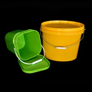 Factory Supply Custom 1 Gallon 2 Gallon 3 Gallon 4 Gallon 5 Gallon PP Material Industrial Plastic Bucket With Handle