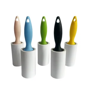 Factory Supply Custom 60 90 Sheets Self Adhesive Lint Roller for Clothes Disposable Sticky Sheet Lint Remover
