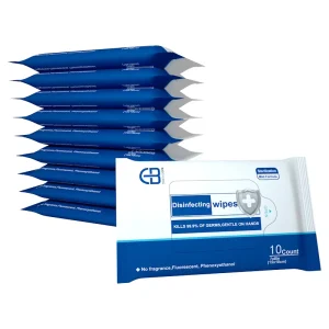 Factory Supply Custom Disposable Disinfecting Cleaning Household Wet Wipes