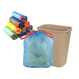 Factory Supply Custom Logo Recycle Small Plastic Trash Bags 4-20 Gallon Garbage Bin Liner Bags for Home
