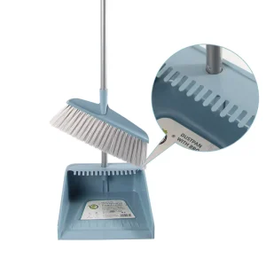 Factory Supply Floor Broom and Dustpan Set Heavy Duty Push Broom and Dustpan Set With Long Handle